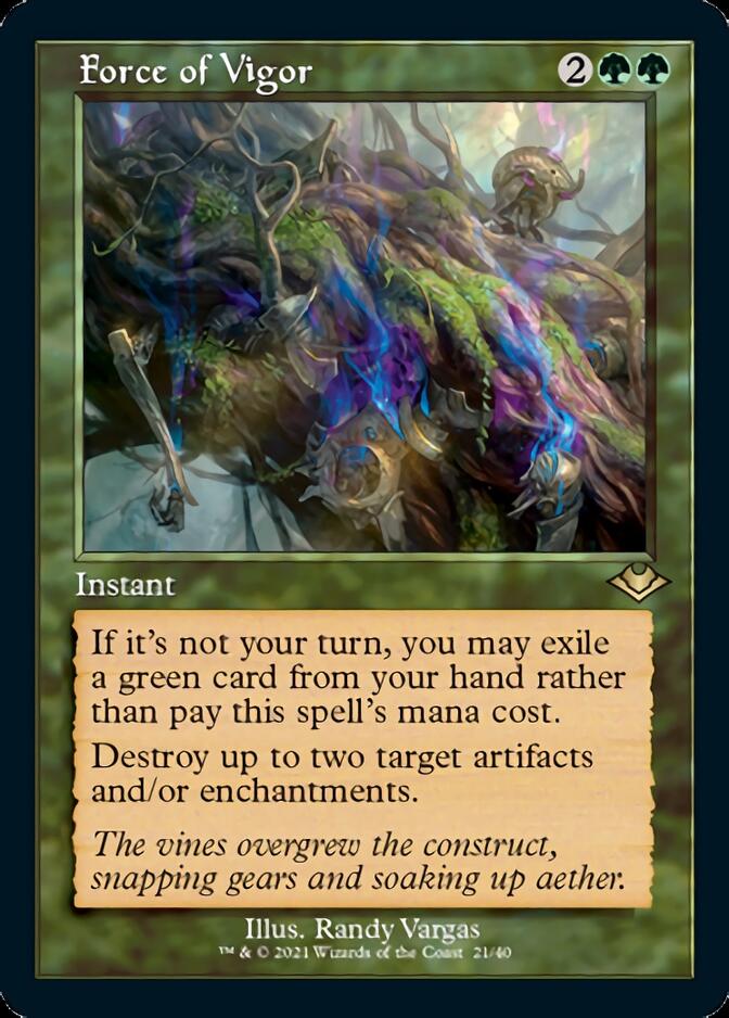 Force of Vigor (Retro) [Modern Horizons] | Gear Gaming Bentonville