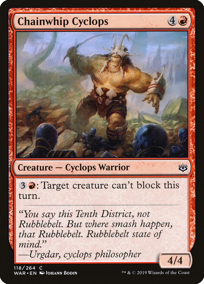 Chainwhip Cyclops [War of the Spark] | Gear Gaming Bentonville