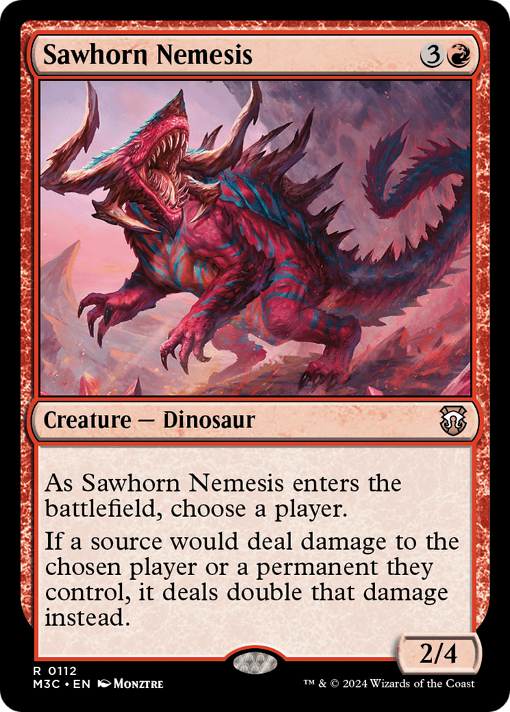 Sawhorn Nemesis [Modern Horizons 3 Commander] | Gear Gaming Bentonville