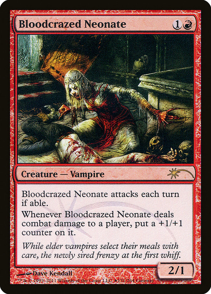 Bloodcrazed Neonate [Wizards Play Network 2011] | Gear Gaming Bentonville