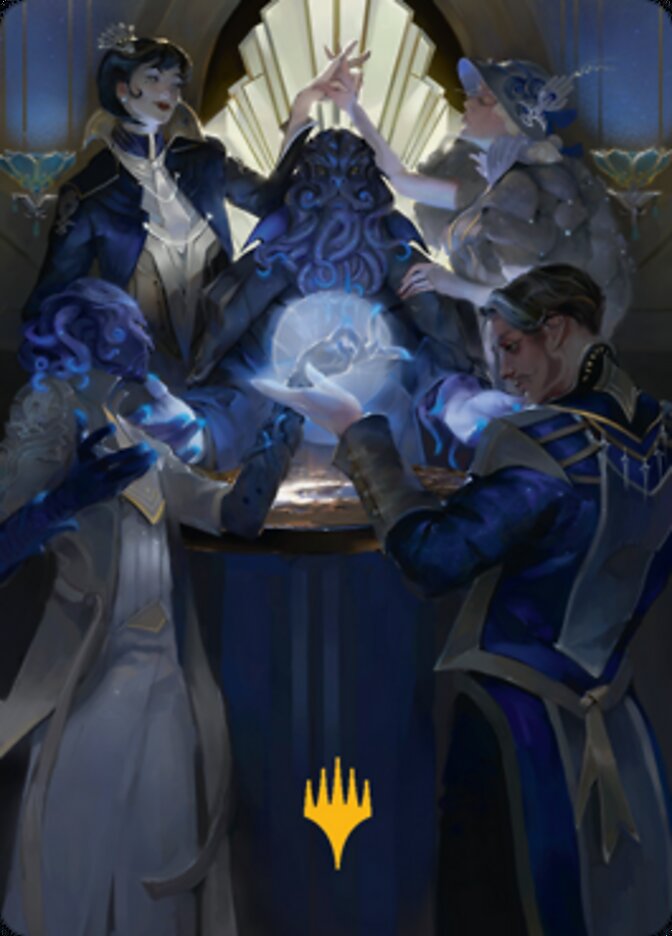 Obscura Ascendancy Art Card (Gold-Stamped Signature) [Streets of New Capenna Art Series] | Gear Gaming Bentonville