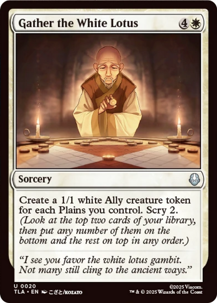 Gather the White Lotus [Avatar: The Last Airbender] | Gear Gaming Bentonville