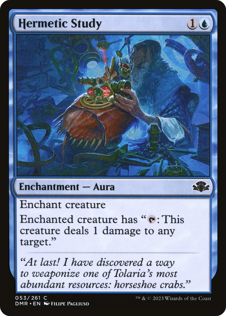 Hermetic Study [Dominaria Remastered] | Gear Gaming Bentonville