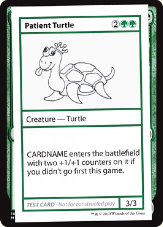 Patient Turtle (2021 Edition) [Mystery Booster Playtest Cards] | Gear Gaming Bentonville