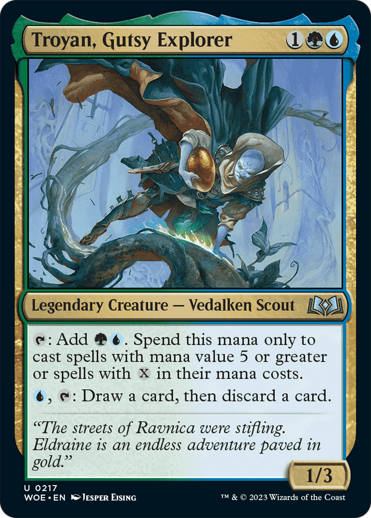 Troyan, Gutsy Explorer [Wilds of Eldraine] | Gear Gaming Bentonville