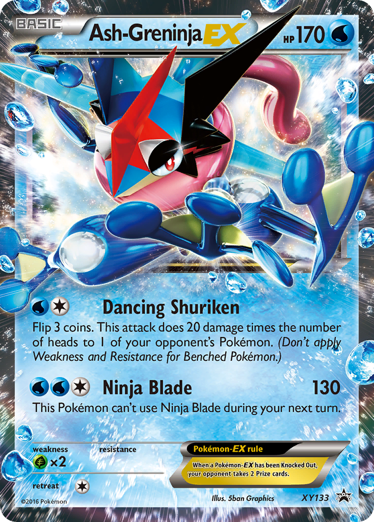 Ash-Greninja EX (XY133) [XY: Black Star Promos] | Gear Gaming Bentonville