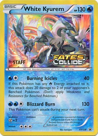 White Kyurem (XY128) (Staff) [XY: Black Star Promos] | Gear Gaming Bentonville