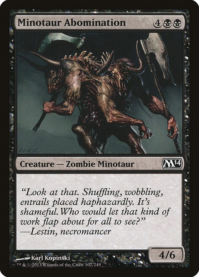 Minotaur Abomination [Magic 2014] | Gear Gaming Bentonville