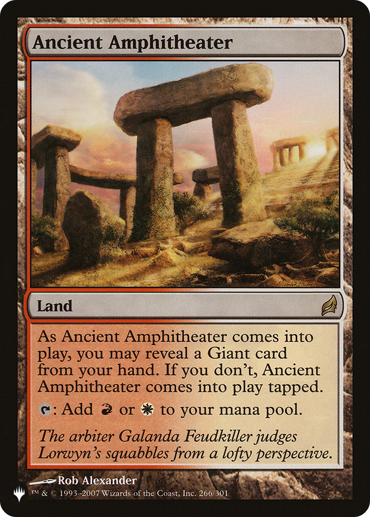Ancient Amphitheater (LRW) [The List] | Gear Gaming Bentonville