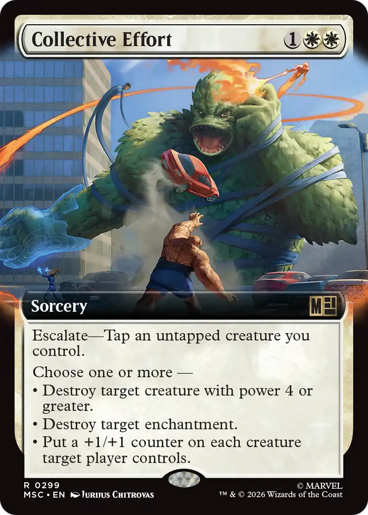 Collective Effort (Extended Art) [Marvel Super Heroes Commander] | Gear Gaming Bentonville