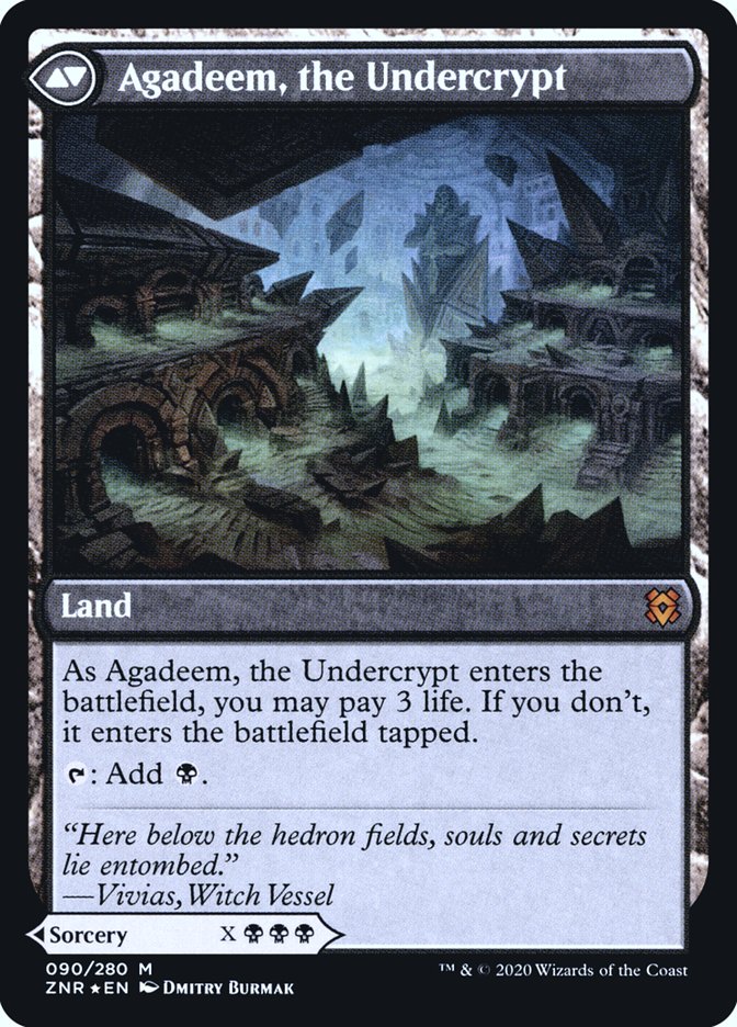 Agadeem's Awakening // Agadeem, the Undercrypt [Zendikar Rising Prerelease Promos] | Gear Gaming Bentonville