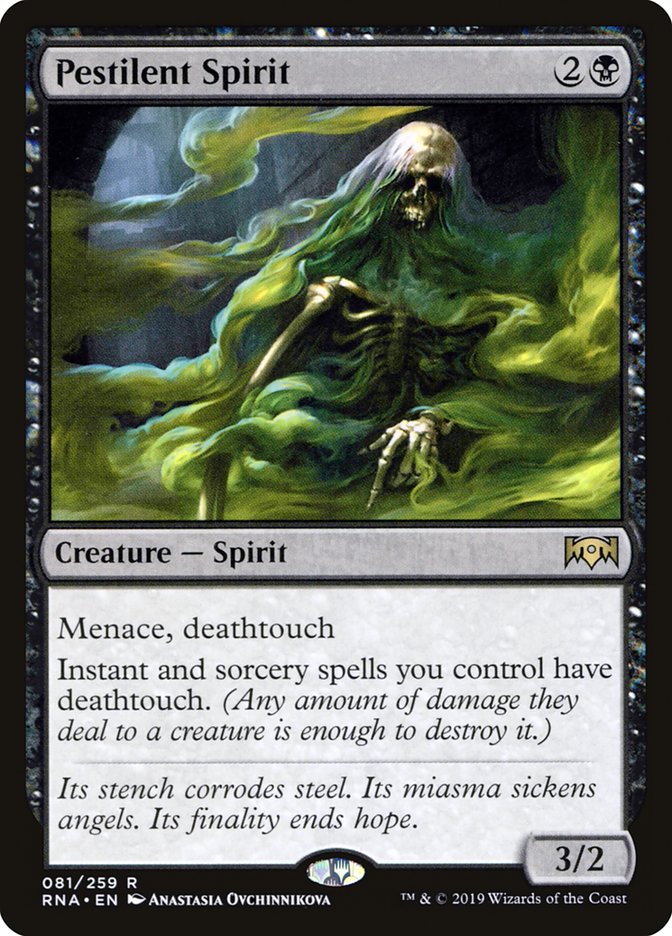 Pestilent Spirit [Ravnica Allegiance] | Gear Gaming Bentonville