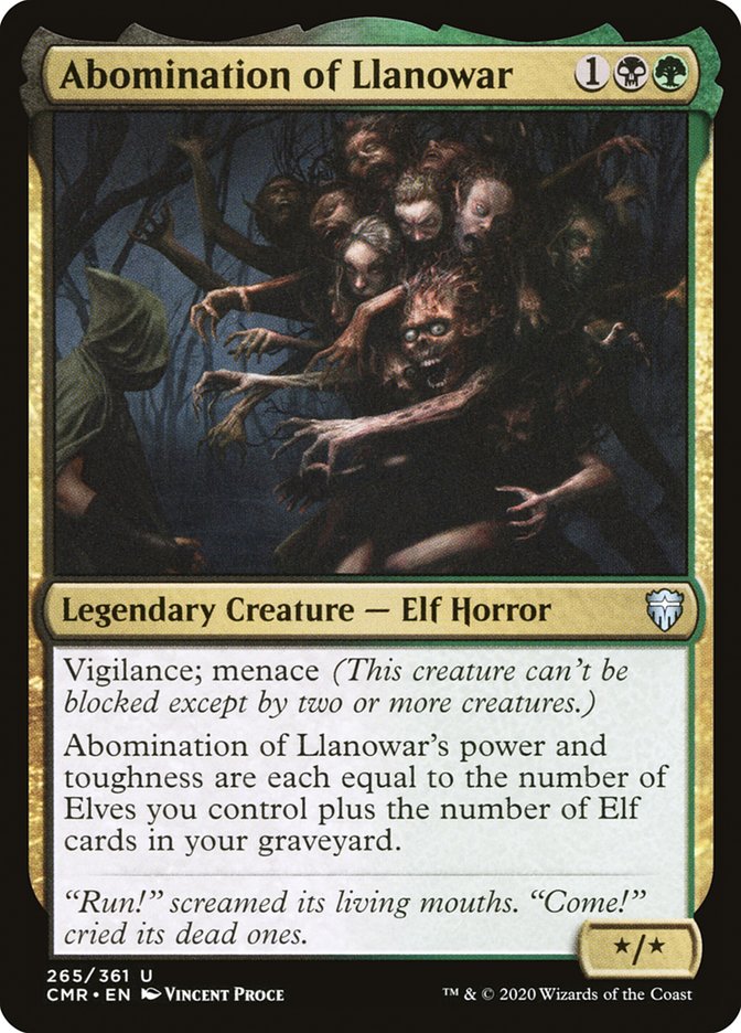 Abomination of Llanowar [Commander Legends] | Gear Gaming Bentonville
