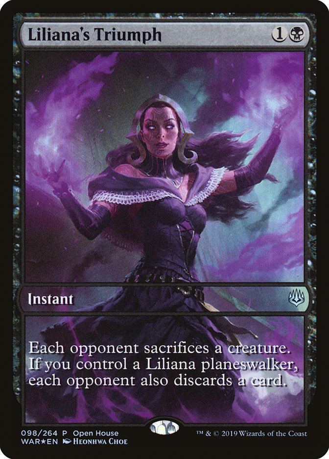 Liliana's Triumph (Open House) [War of the Spark Promos] | Gear Gaming Bentonville