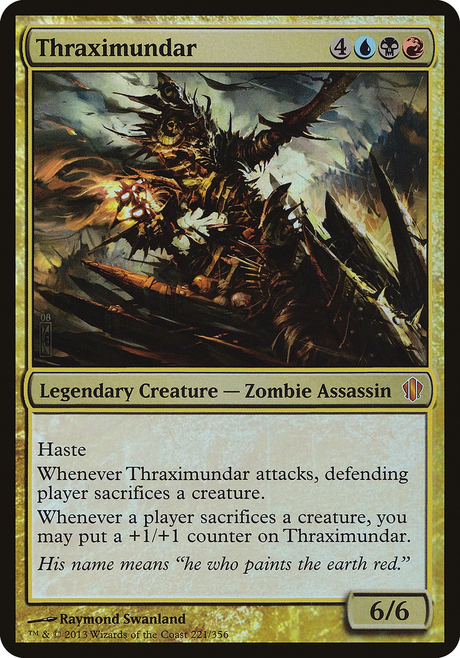 Thraximundar (Oversized) [Commander 2013 Oversized] | Gear Gaming Bentonville