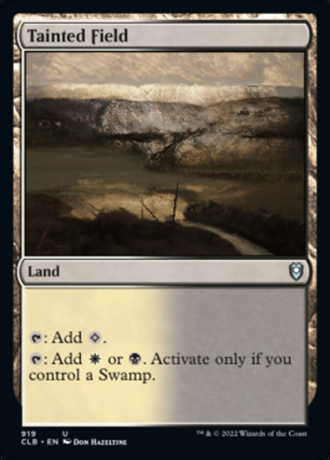 Tainted Field [Commander Legends: Battle for Baldur's Gate] | Gear Gaming Bentonville