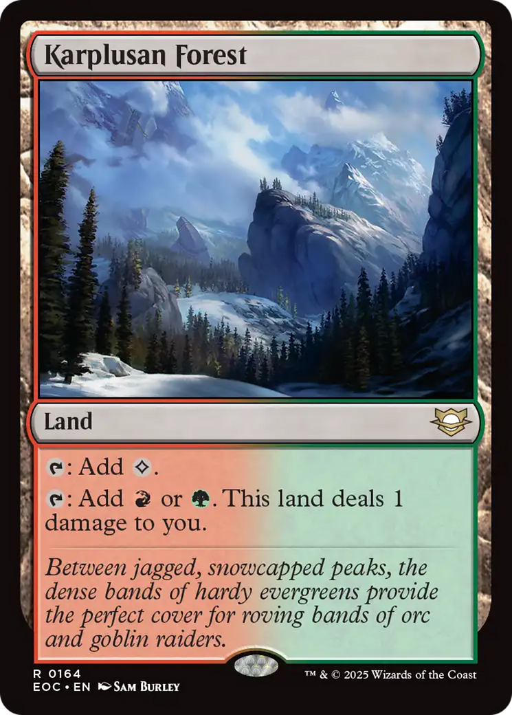 Karplusan Forest [Edge of Eternities Commander] | Gear Gaming Bentonville