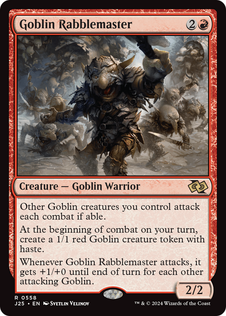 Goblin Rabblemaster [Foundations Jumpstart] | Gear Gaming Bentonville