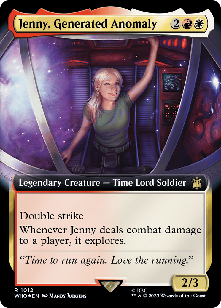 Jenny, Generated Anomaly (Extended Art) (Surge Foil) [Doctor Who] | Gear Gaming Bentonville