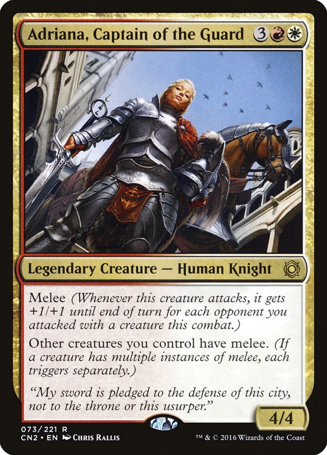 Adriana, Captain of the Guard [Conspiracy: Take the Crown] | Gear Gaming Bentonville