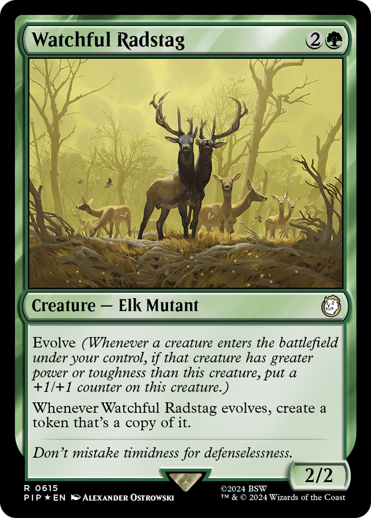 Watchful Radstag (Surge Foil) [Fallout] | Gear Gaming Bentonville