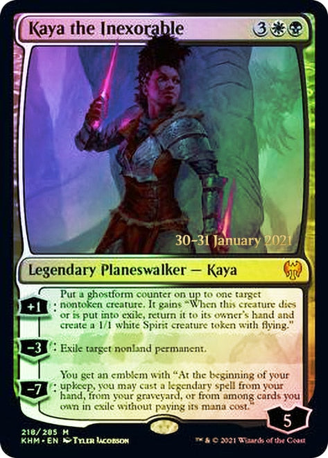 Kaya the Inexorable [Kaldheim Prerelease Promos] | Gear Gaming Bentonville