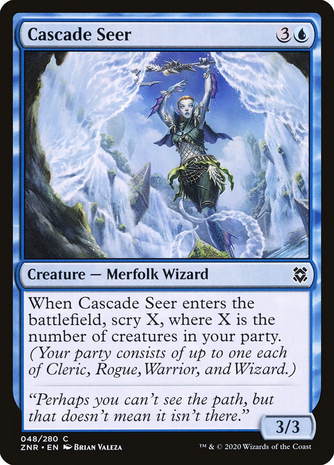 Cascade Seer [Zendikar Rising] | Gear Gaming Bentonville