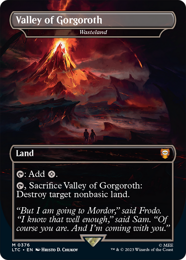 Valley of Gorgoroth - Wasteland [The Lord of the Rings: Tales of Middle-Earth Commander] | Gear Gaming Bentonville