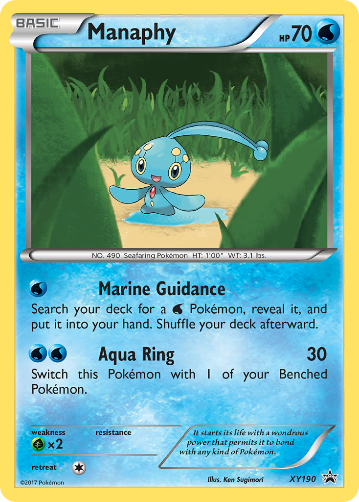 Manaphy (XY190) [XY: Black Star Promos] | Gear Gaming Bentonville