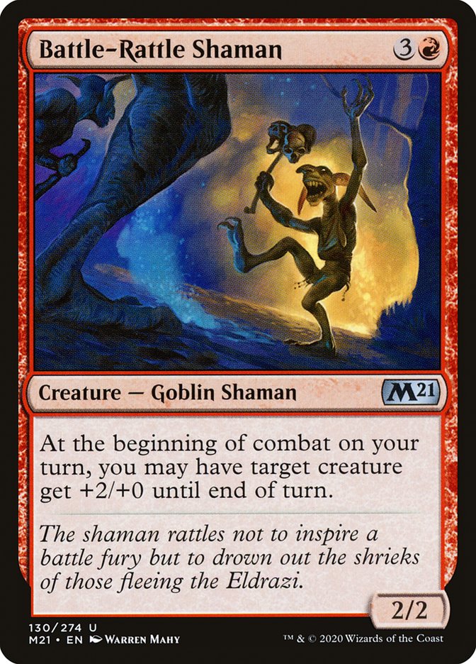 Battle-Rattle Shaman [Core Set 2021] | Gear Gaming Bentonville