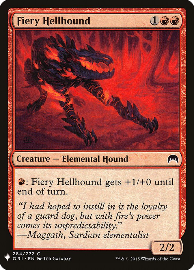 Fiery Hellhound [Mystery Booster] | Gear Gaming Bentonville