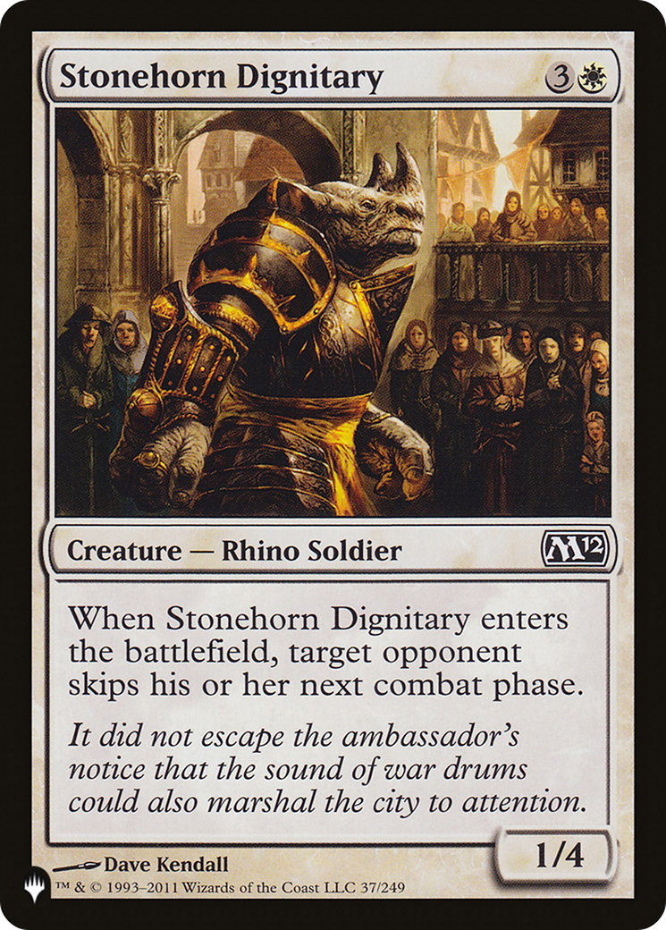 Stonehorn Dignitary [The List] | Gear Gaming Bentonville