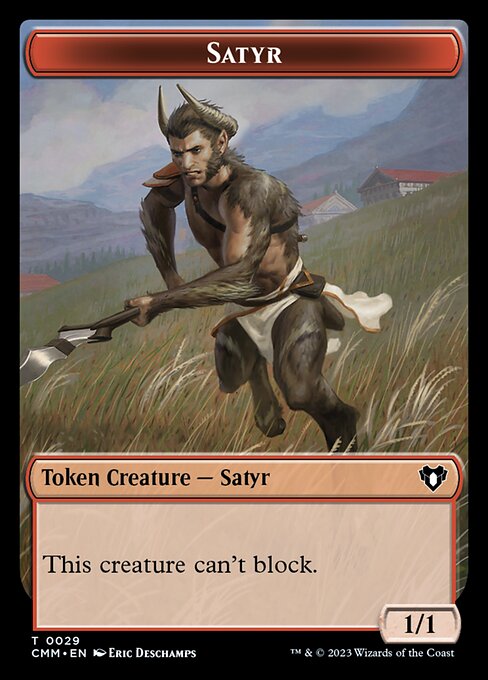 Eldrazi Scion // Satyr Double-Sided Token [Commander Masters Tokens] | Gear Gaming Bentonville