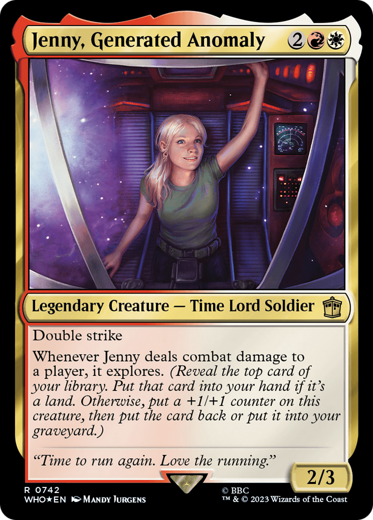 Jenny, Generated Anomaly (Surge Foil) [Doctor Who] | Gear Gaming Bentonville