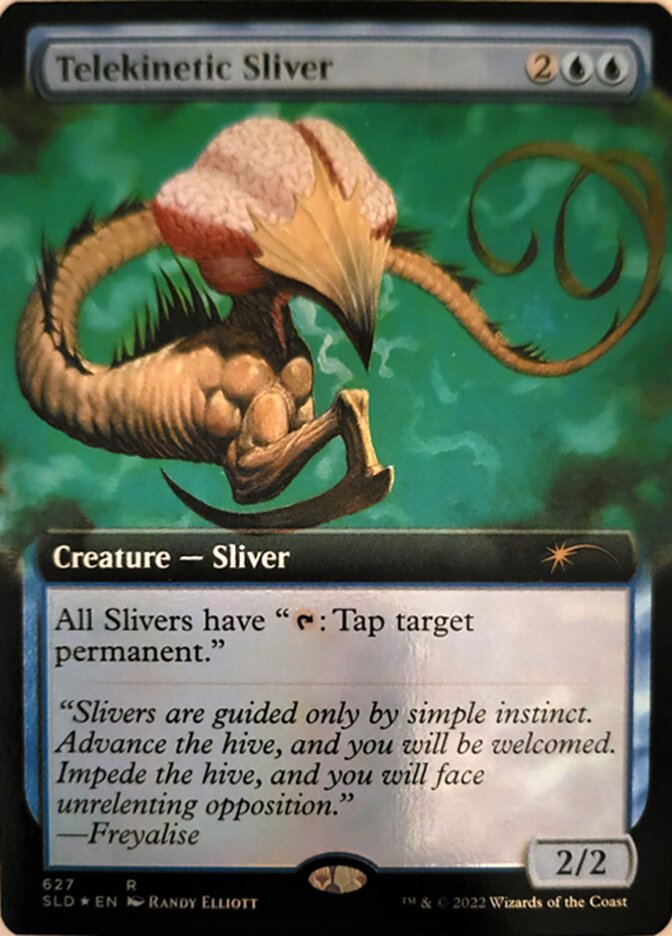 Telekinetic Sliver (Extended Art) [Secret Lair Drop Promos] | Gear Gaming Bentonville