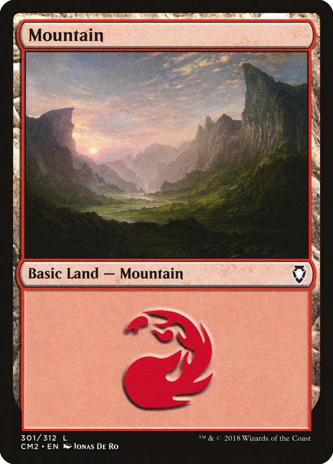Mountain (301) [Commander Anthology Volume II] | Gear Gaming Bentonville