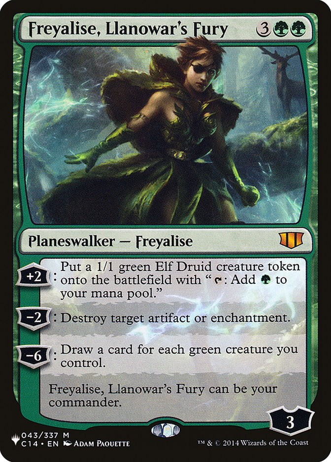 Freyalise, Llanowar's Fury [The List] | Gear Gaming Bentonville