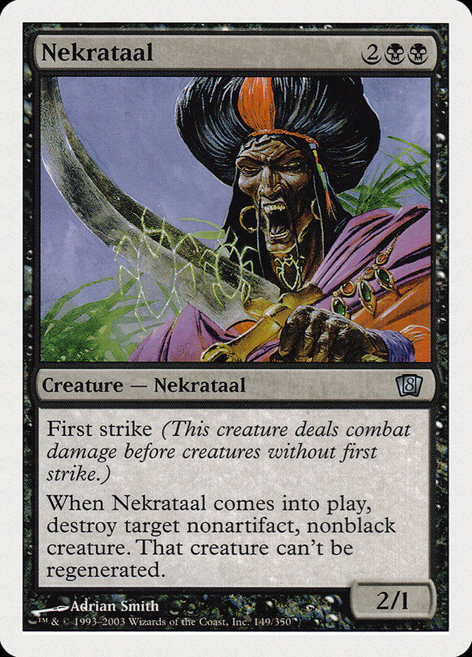 Nekrataal (8th Edition) [Oversize Cards] | Gear Gaming Bentonville