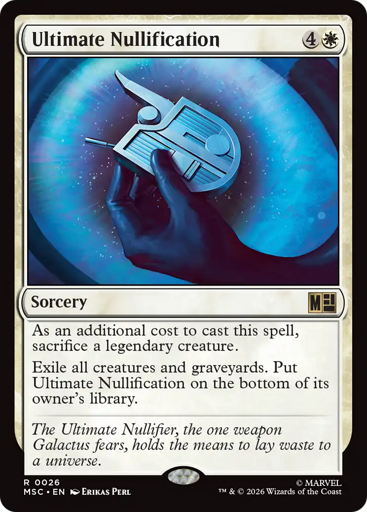 Ultimate Nullification (Surge Foil) [Marvel Super Heroes Commander] | Gear Gaming Bentonville