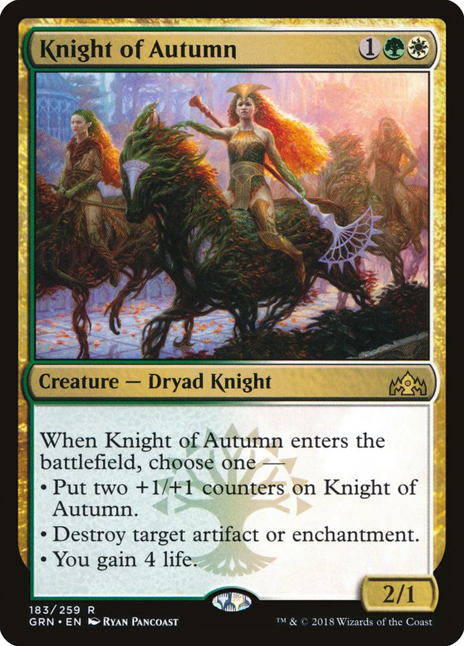 Knight of Autumn [Guilds of Ravnica] | Gear Gaming Bentonville