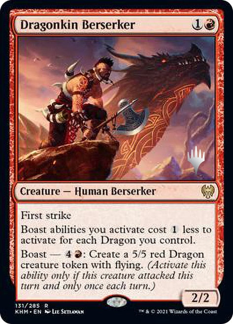 Dragonkin Berserker (Promo Pack) [Kaldheim Promos] | Gear Gaming Bentonville