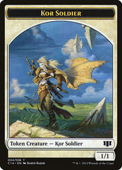 Kor Soldier // Pegasus Double-Sided Token [Commander 2014 Tokens] | Gear Gaming Bentonville