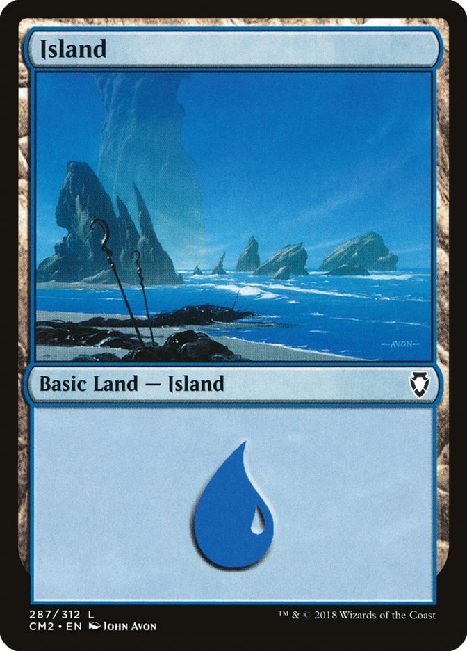 Island (287) [Commander Anthology Volume II] | Gear Gaming Bentonville