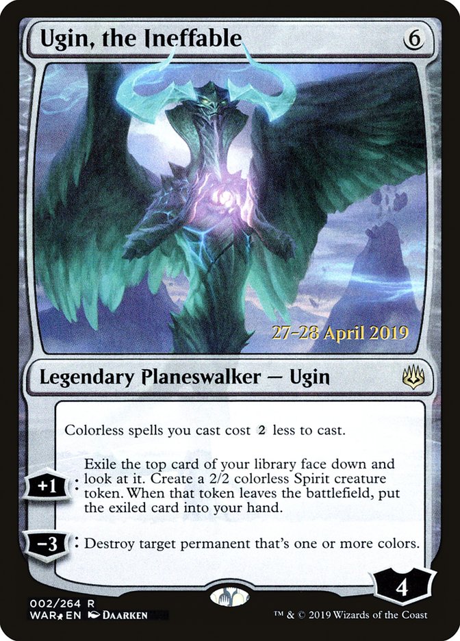 Ugin, the Ineffable [War of the Spark Prerelease Promos] | Gear Gaming Bentonville