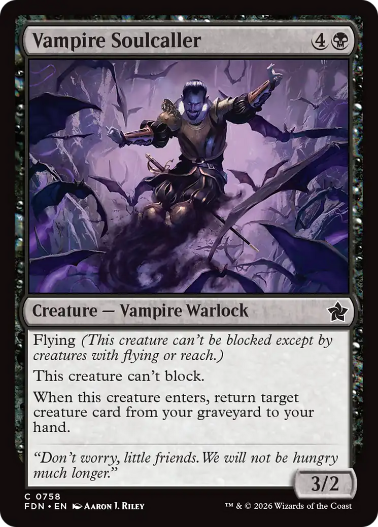 Vampire Soulcaller (0758) [Foundations] | Gear Gaming Bentonville