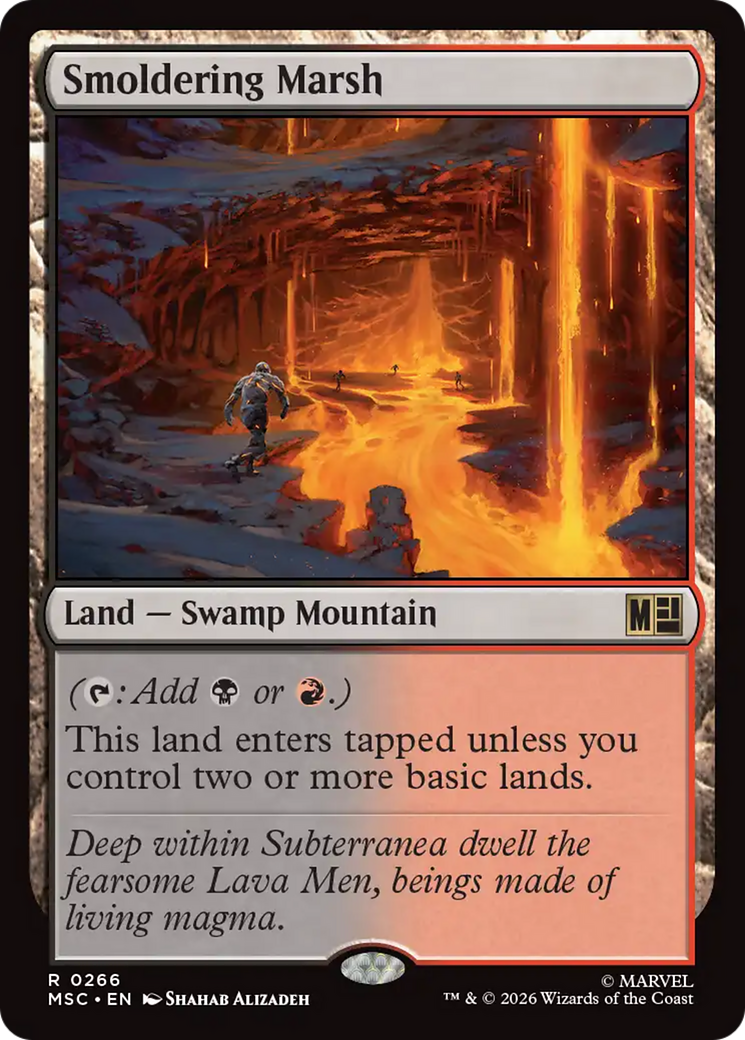Smoldering Marsh [Marvel Super Heroes Commander] | Gear Gaming Bentonville