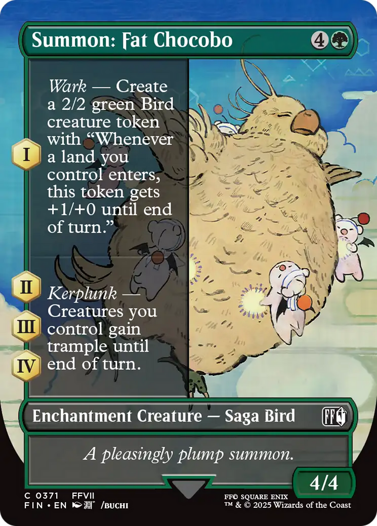 Summon: Fat Chocobo (Borderless) [FINAL FANTASY] | Gear Gaming Bentonville