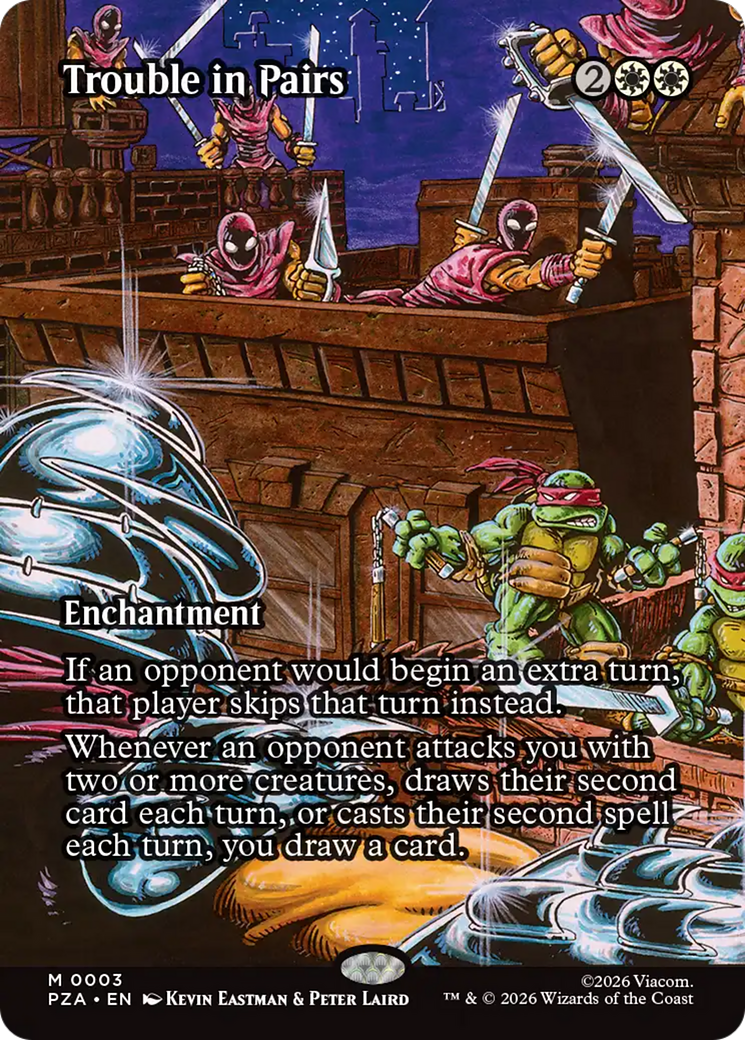 Trouble in Pairs (Borderless) [Teenage Mutant Ninja Turtles Eternal-Legal] | Gear Gaming Bentonville