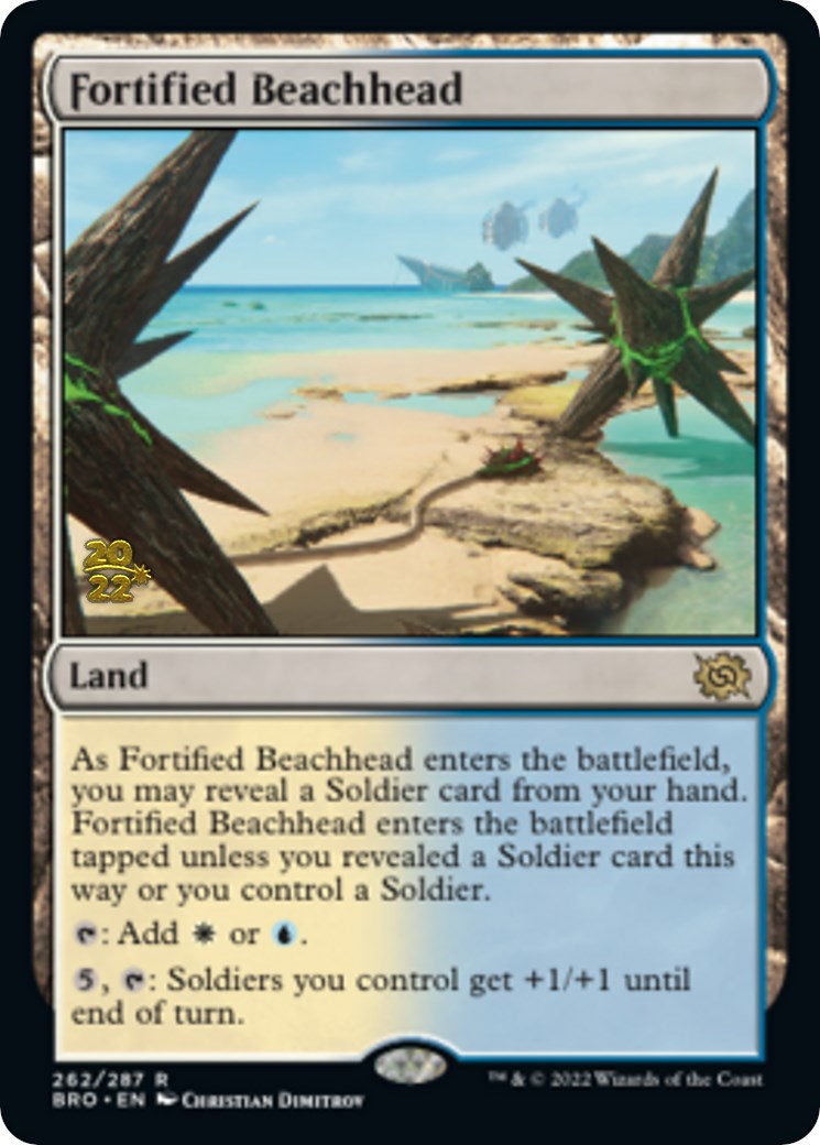Fortified Beachhead [The Brothers' War Prerelease Promos] | Gear Gaming Bentonville