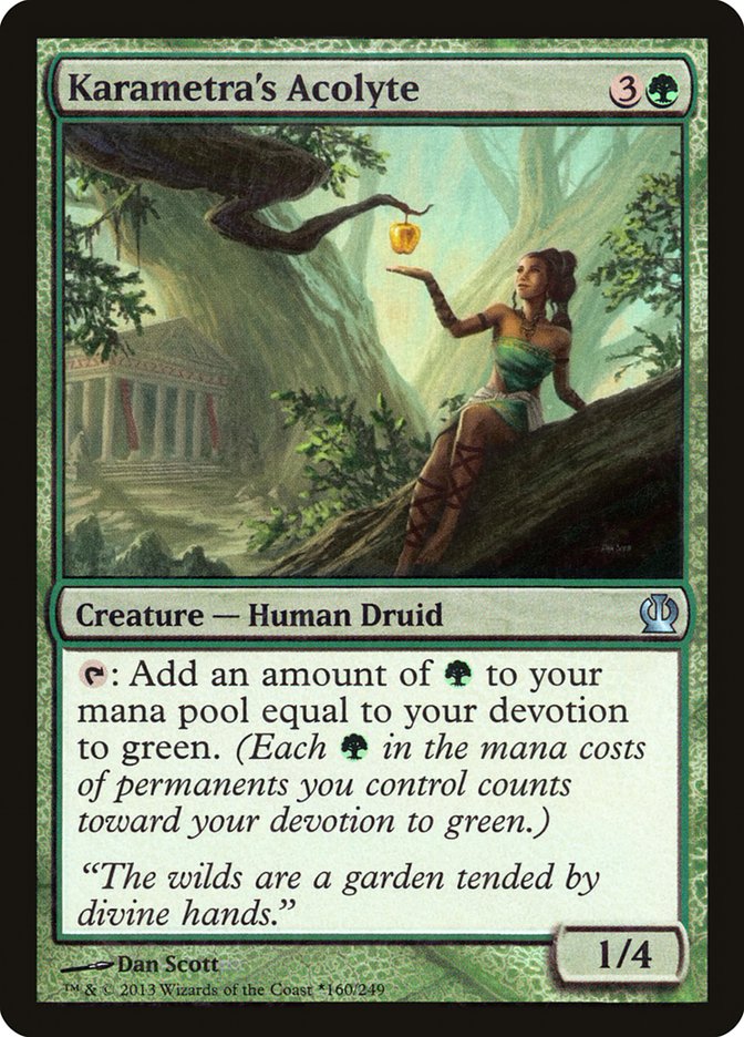 Karametra's Acolyte (Gift Box) [Theros Promos] | Gear Gaming Bentonville